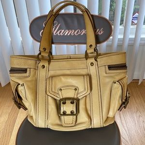 Rare Vintage Coach solid leather purse